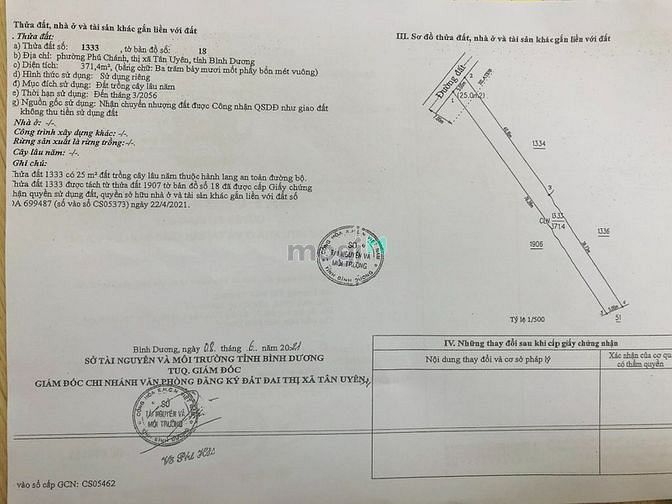 Hình ảnh Đất TX Tân Uyên,Cách Trung Tâm TP Mới 2km,Ngay KCN Đài Loan Đang HĐ