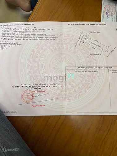 Hình ảnh Chính chủ cần bán đất 2 mặt tiền trước QL 56 , gần khu dân cư