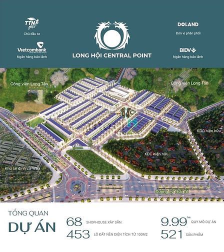 Hình ảnh dự án LONG HỘI CENTRAL POINT chính thức nhận BOOKING lô đẹp nhất