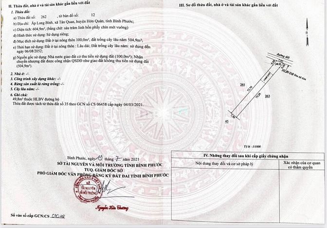 Hình ảnh Đất Chơn Thành - Bình Phước sổ sẵn, SHR