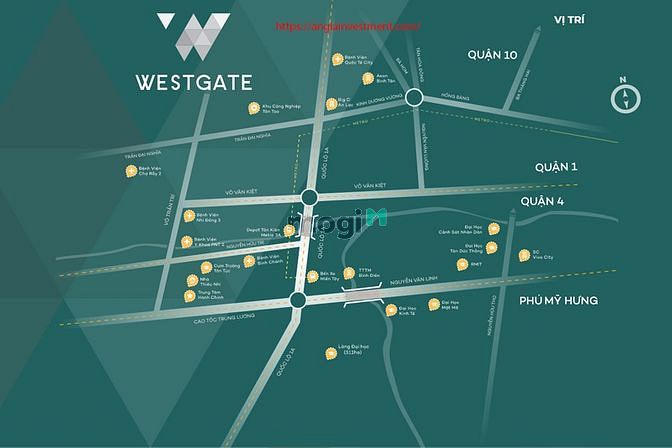 Hình ảnh Dự án West Gate - Vị trí đắc địa và tiềm năng nhất TP.HCM