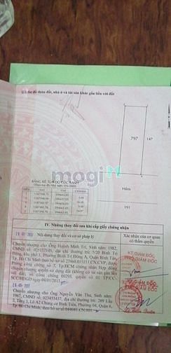 Hình ảnh Chính chủ gửi bán gấp đất đường Lâm Hoành,An Lạc,Bình Tân
