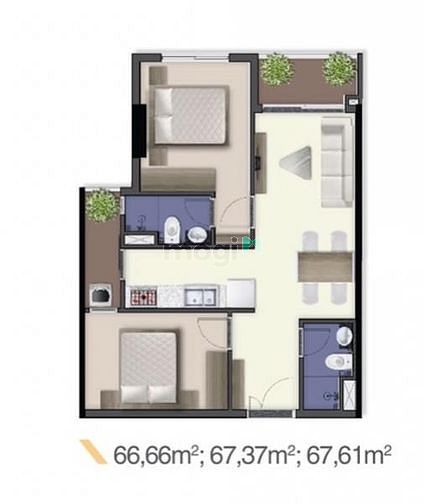 Hình ảnh Mb6623 nạp rút nhanh chóng Q7 Saigon Riverside 2 phòng ngủ, view đường Đào Trí. A0762208