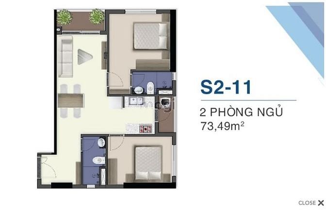 Hình ảnh Mb6623 nạp rút nhanh chóng Q7 Saigon Riverside ban công hướng Đông Bắc. A0761512