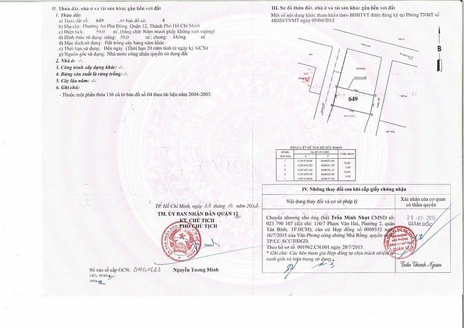 Hình ảnh Chính Chủ gửi Bán Đất Võ Thị Thừa An Phú Đông 5x10 giá 2.2 Tỷ
