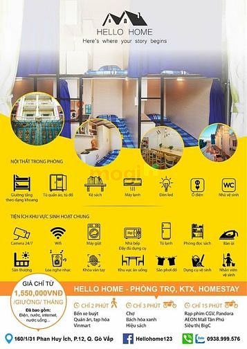 Hình ảnh Homestay phòng trọ Hello home Phan Huy Ích🏡