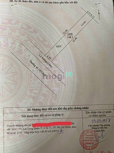 Hình ảnh Bán nền cặp đs 14 kdc hồng phát