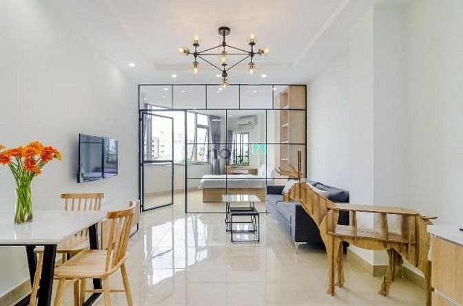 Hình ảnh CHDV có 1PN tách riêng bếp, có cửa sổ, 55m2, full nt