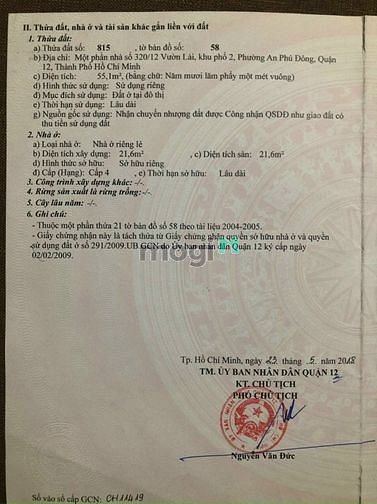 Hình ảnh Bán đất 1 sẹc Vườn Lài - An Phú Đông 3ty6