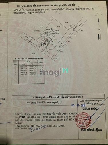 Hình ảnh Bán đất 1 sẹc Vườn Lài - An Phú Đông 3ty6