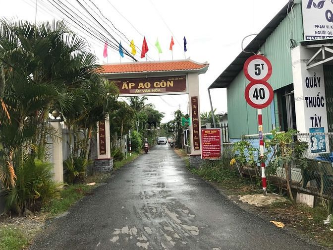 Hình ảnh ĐẤT THỔ CƯ Mặt tiền đường Ao Gòn- Thị Trấn Cần Đước, Long An
