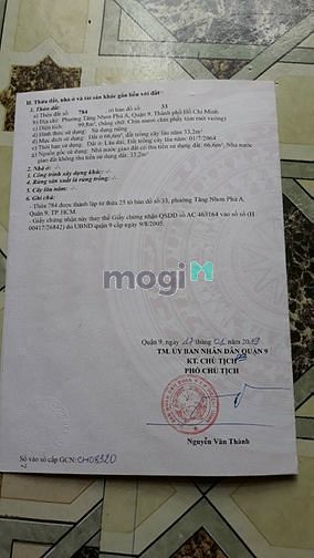 Hình ảnh Bán 100M2 Đất thổ cư hẻm 72 làng tăng phú . PTNPA.Q9