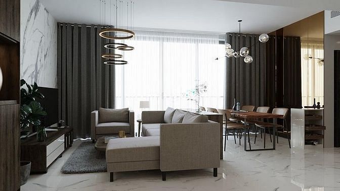 Hình ảnh Thiết kế Nội Thất sang trọng-3PN-127m2-Empire City