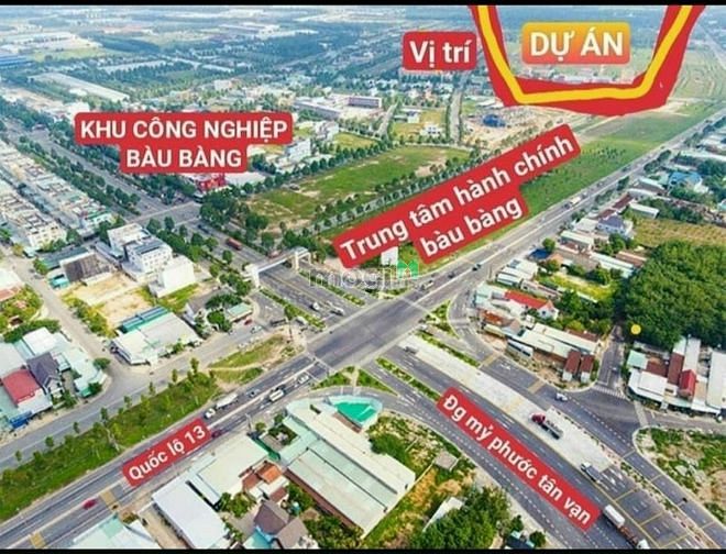 Hình ảnh Đất nền giá rẻ nằm ngay trung tâm hành chính Bầu Bàng, Bình Dương