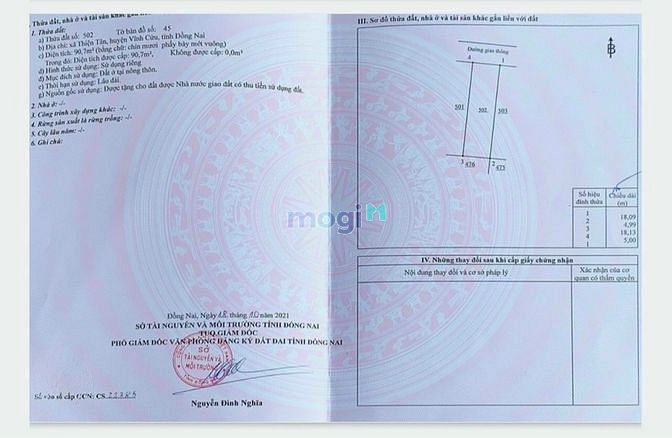 Hình ảnh Đất shr thổ cư Thiện Tân Vĩnh Cửu giáp Trảng Dài