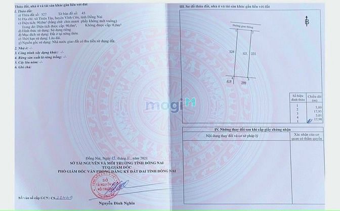 Hình ảnh Đất shr thổ cư Thiện Tân Vĩnh Cửu giáp Trảng Dài