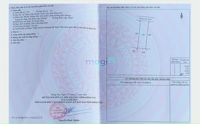 Hình ảnh Đất shr thổ cư Thiện Tân Vĩnh Cửu giáp Trảng Dài