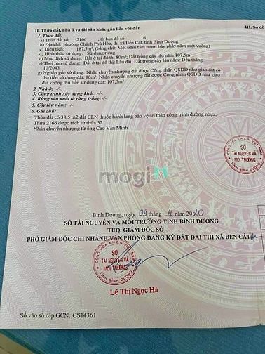 Hình ảnh Đất NE4 Chánh Phú Hoà, Bến Cát. Dt 7×26×80m thổ cư, dân đông,shr