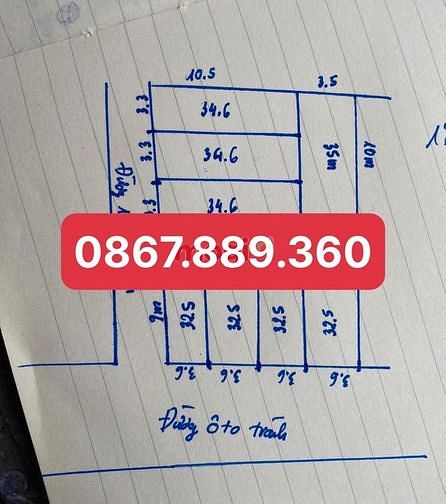 Hình ảnh 300m2 x Oto tải vòng quanh x 50tr-m x Từ Liêm