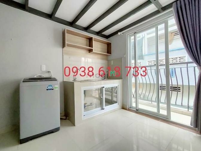 Hình ảnh ☘️Duplex bancon, full nội thất, máy giặt riêng gần cầu Tân Thuận, KCX
