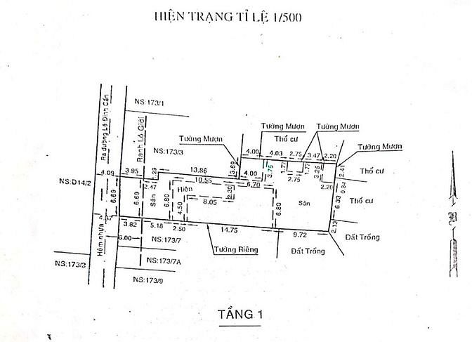 Hình ảnh Bán nhà đất 342m2 hẻm xe tải 1/ Lê đình cẩn