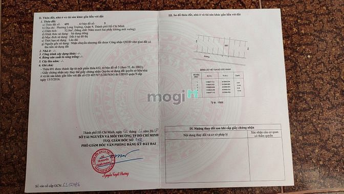 Hình ảnh Cần Bán Gấp - lô sạch đẹp - Võ Văn Hát - Long Trường Quận 9