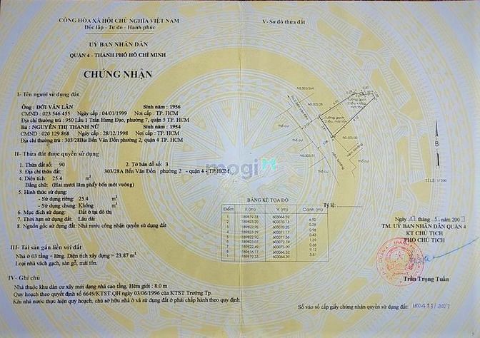 Hình ảnh Bán nhà 303/28 Bến Vân Đồn, cách đường chính 80m2