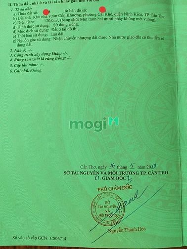 Hình ảnh ☘ Bán Nền Đường Số 16 Cồn Khương, P. Cái Khế, Q. Ninh Kiều, Tp Cần Thơ