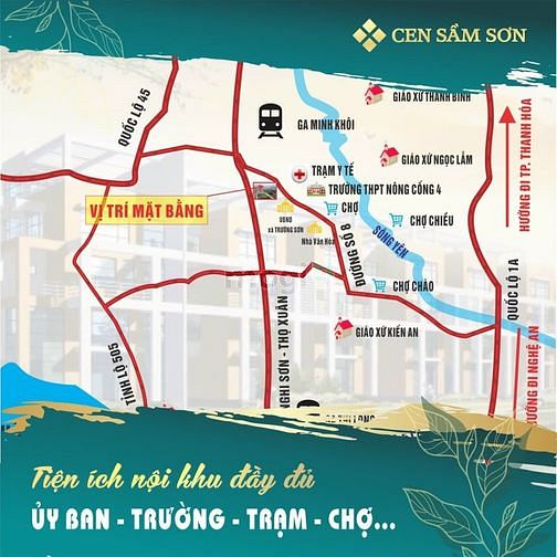 Hình ảnh Bán đất mặt bằng Bất Nộ, Trường Sơn, Nông Cống