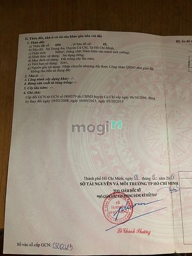 Hình ảnh Bán đất mặt tiền đường Hugo Trung An, Củ Chi