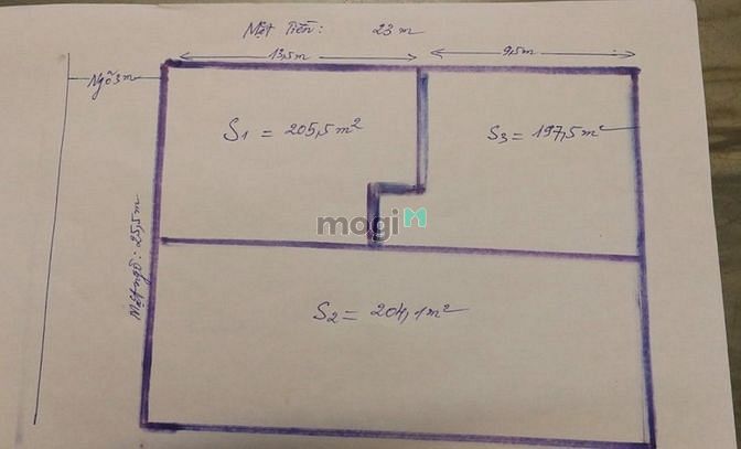 Hình ảnh Đất Võ Chí Công, Tây Hồ. Mặt phố vỉa hè 3 ô tô đỗ. DT 409m2 MT 23m
