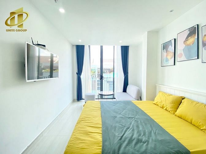 Hình ảnh Studio bancon gần Crescent Mall, chợ Tân Mỹ