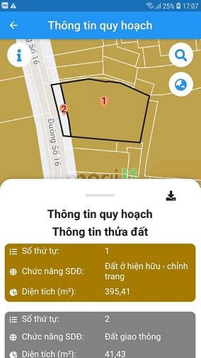 Hình ảnh Bán lô đất Mặt tiền đường số 16,hiệp bình chánh, TP Thủ Đức