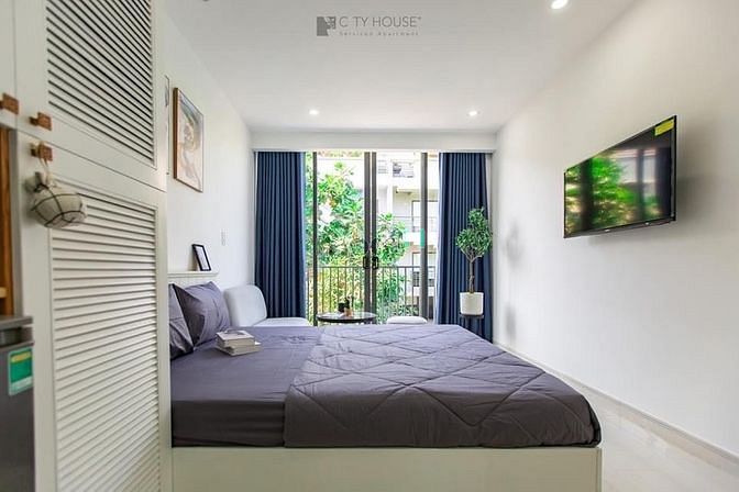Hình ảnh Studio full nội thất Q7- bancol - Gần Crescent Mall, cầu Phú Mỹ