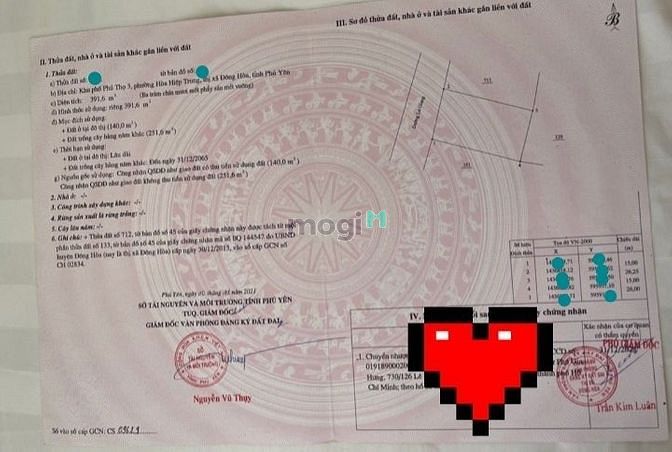 Hình ảnh Bán đất MT Lư Giang cách biển 150m  15x26 giá 4ty đã có sổ