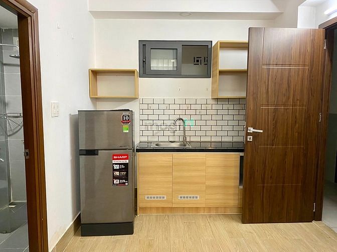 Hình ảnh Studio 1PN. Có vách ngăn (40m2). Tại Tân Quy. Gần Lotte Q7.