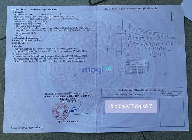 Hình ảnh Bán nhiều lô MTđường số 7, Bình Trưng Đông, cách Ng Duy Trinh 50m 💸