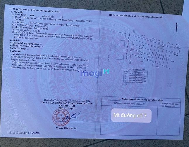 Hình ảnh Bán nhiều lô MTđường số 7, Bình Trưng Đông, cách Ng Duy Trinh 50m 💸