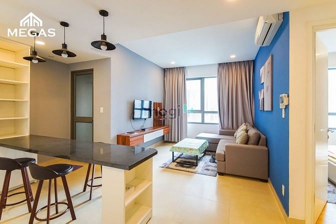 Hình ảnh Cho Thuê Căn Hộ 1PN Trang Chủ MB66.COM Chính Thức Masterri TĐ Full NT Bao Phí Quản Lý Q2