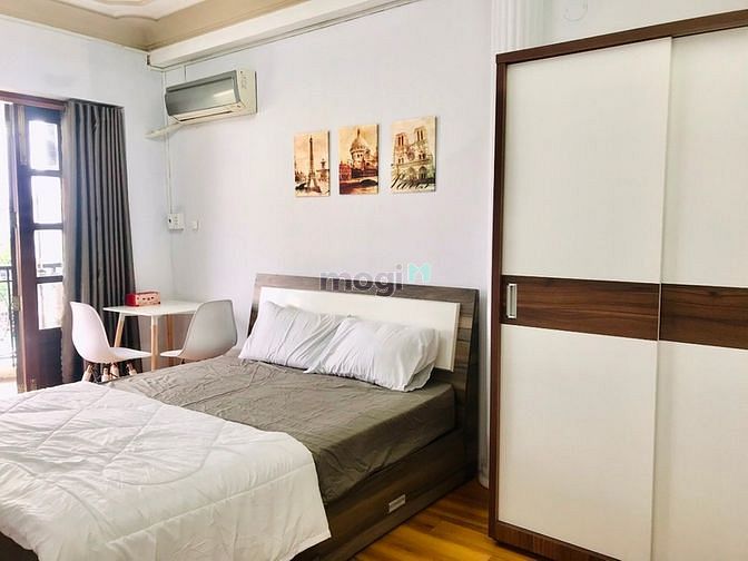 Hình ảnh Căn Hộ Full Nội Thất, Máy Giặc Riêng, Ban Công, Quận 1