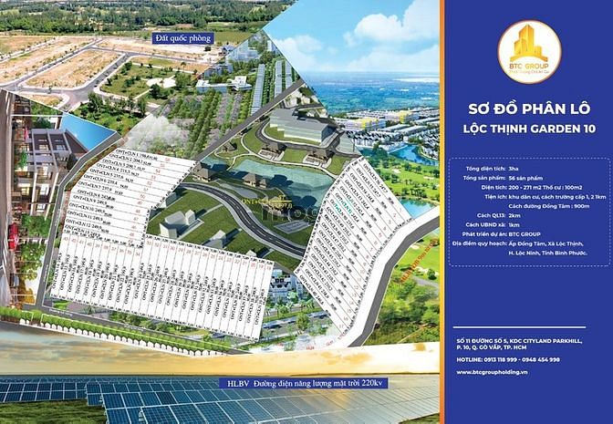 Hình ảnh Đất nền phân lô dự án Lộc Thịnh Graden 10