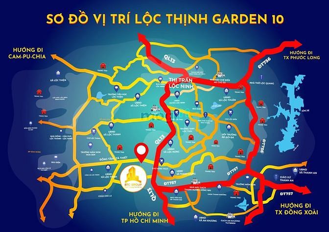 Hình ảnh Đất nền phân lô dự án Lộc Thịnh Graden 10