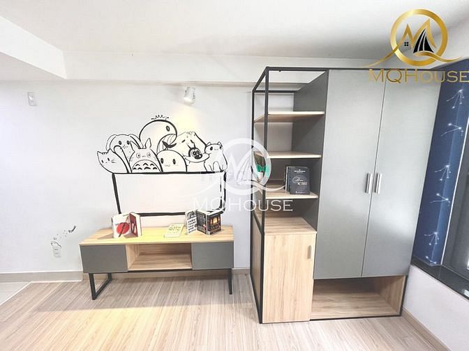 Hình ảnh Căn studio Thích Quảng Đức có ban công và cửa sổ..