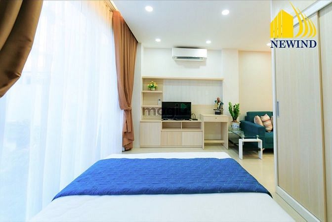 Hình ảnh Căn Hộ Studio 35M2 Quận 1, Nội Thất Cao Cấp, Phòng Đẹp Thoáng Mát
