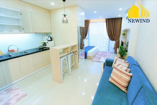 Hình ảnh Căn Hộ Studio 35M2 Quận 1, Nội Thất Cao Cấp, Phòng Đẹp Thoáng Mát