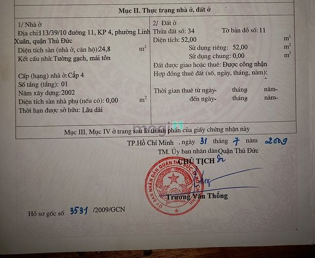 Hình ảnh Nhà ở cần bán ( nhà cấp 4 ) , cần vốn kinh doanh