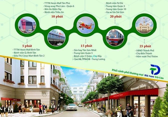 Hình ảnh Chính thức nhận cọc khu dân cư Tây Lân Quận Bình Tân - sổ riêng liền k