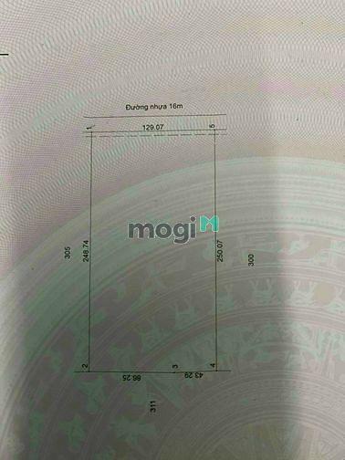 Hình ảnh 33.353m đất mt nhựa 16m ô tô vi vu, Long Nguyên Bàu Bàng, phân lô, KCN