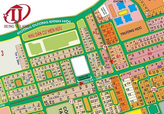 Hình ảnh BDS HÙNG VĨ LAND - Cho Thuê Đất MT Huy Cận + Đường 10 Khang Điền