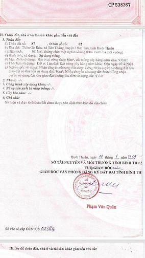 Hình ảnh 1000 m2 đất Gò Đồn Tân Thắng giá 4 tỷ 3